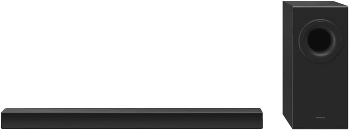 Panasonic SC-HTB490 Soundbar 320 W, Surround 2.1, Bluetooth, Wireless-Subwoofer, HDMI-ARC, Wandmontage, Fernbedienung, Audio-Modus, Schwarz