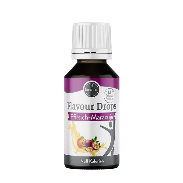 Borchers Flavour Drops | Pfirsich-Maracuja | 0 Kalorien | Zum Kochen Und Backen | 30 Ml