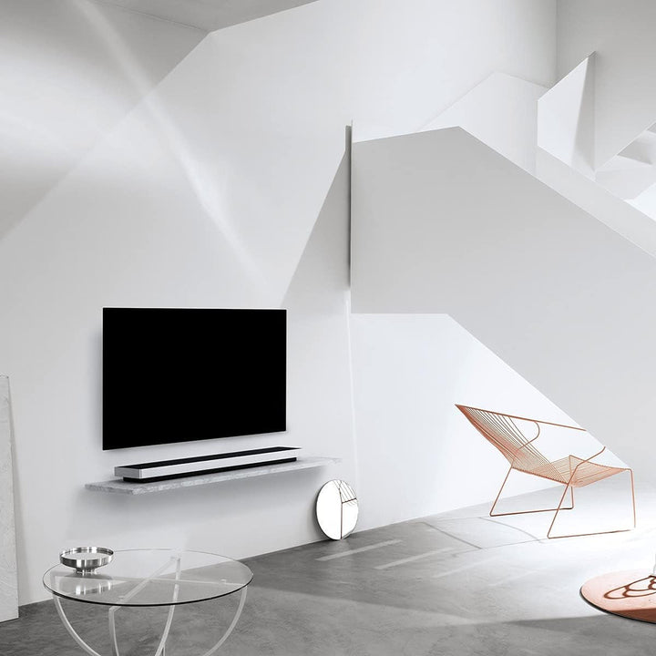 Bang & Olufsen Beosound Stage – Dolby Atmos Soundbar Für TV Und Musik, Leistungsfähiger Multiroom Wifi Und Bluetooth Lausprecher Mit HDMI - Aluminium Und Schwarz