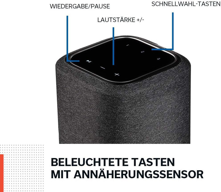 Denon Home 150 difuzor multiroom, difuzor hi-fi cu HEOS Built-In, Alexa integrat, WLAN, Bluetooth, USB, Airplay 2, Hi-Res Audio, negru