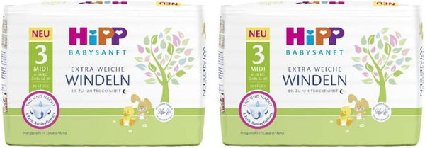 Windeln Midi 3 Einzel (Packung Mit 2)