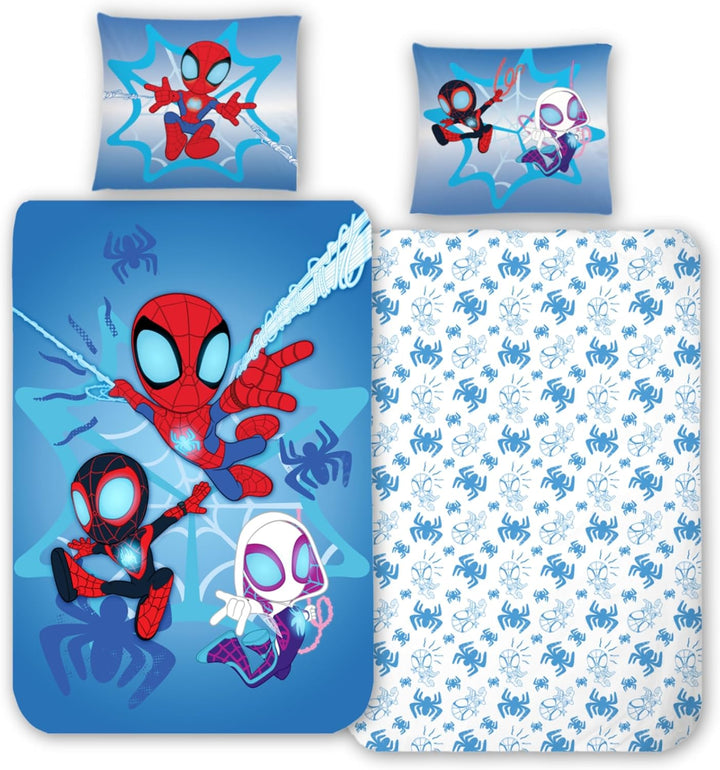 Bettwäsche 135X200 Flanell, Biber Mädchen, Eiskönigin Anna ELSA & Olaf, Kuschelig Weich Für Winter, 1X Kissenbezug 80X80 + Bettbezug 135X200, 100% Baumwolle, Frozen
