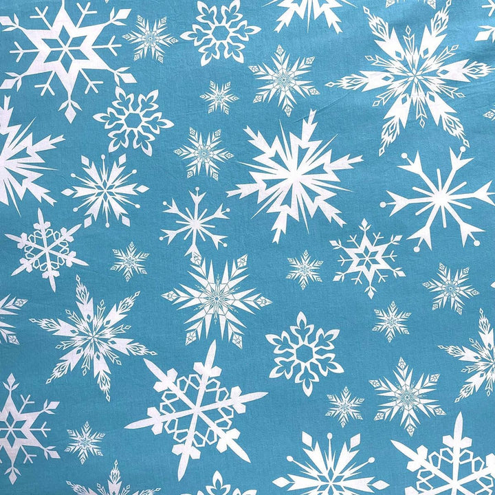 Disney Frozen Snowflakes 03 Kinderbettwäsche Bettbezug 160 X 200 Cm Und Kissenbezug 70 X 80 Cm 100% Baumwolle