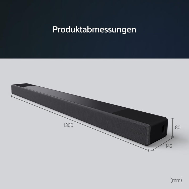 Sony HT-A3000 3.1 Ch Dolby Atmos Soundbar Für TV, Mit Eingebautem Subwoofer, 360 Spatial Sound Mapping , Funktioniert Mit Alexa Und Google Assistant