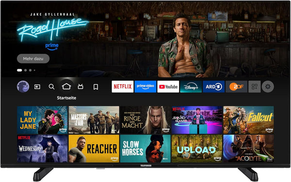 TELEFUNKEN 50 Zoll Fernseher Fire TV (4K UHD Smart TV, HDR Dolby Vision, Dolby Atmos, Triple-Tuner) XU50FO754S