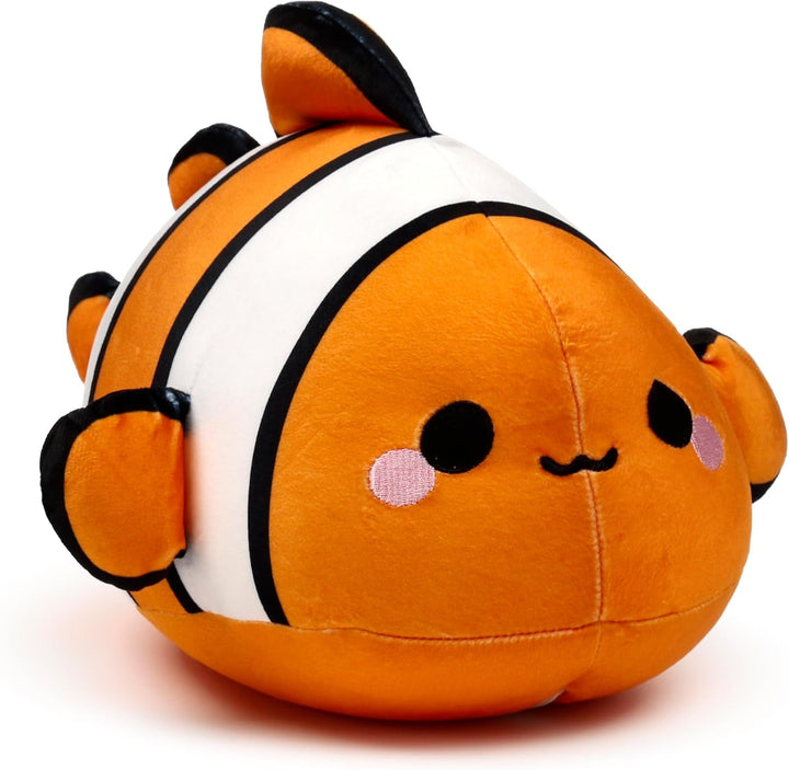 Puckator Swapseazzz Adoramals ocean clownfish 2-in-1 pernă de călătorie și jucărie moale