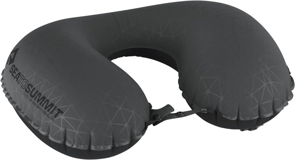 Sea to Summit - Aeros Premium Lumbar Cushion - Pernă de susținere gonflabilă - Ajutor pentru partea inferioară a spatelui - 50D Polyester Fabric - Geantă de călătorie compactă - Lucru, călătorie și călătorii cu mașina - Gri - 70G