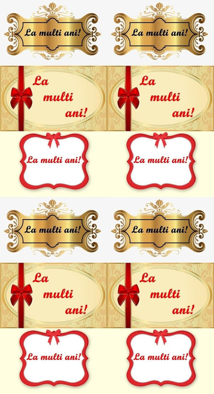 Imagine comestibila, vafa, format A4, Mesaje Aniversare - Nati Shop